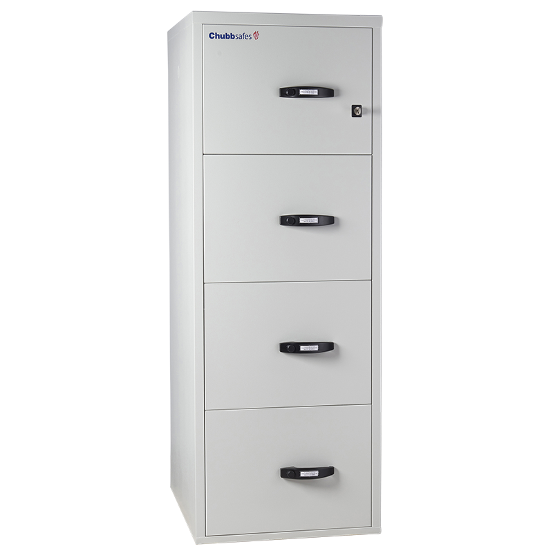 Chubb fire file 25"4 draw filing cabinet - Chubb Filing Cabinets