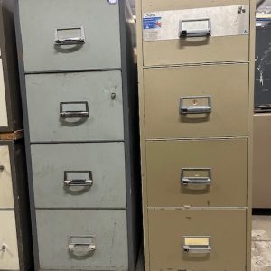 Chubb 4 draw Fire Resistant Filing Cabinets - Used Safes
